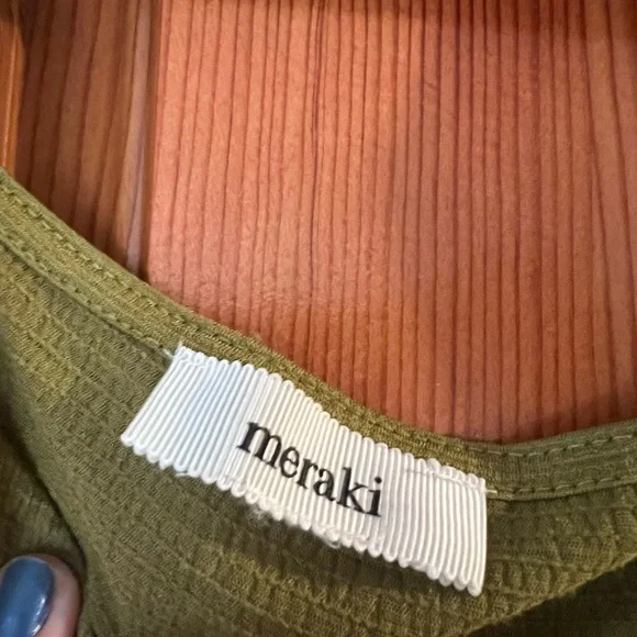 Meraki Sage Green Ruffle Sleeve Blouse - Picture 5 of 5